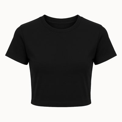 Women Plain Crop Top