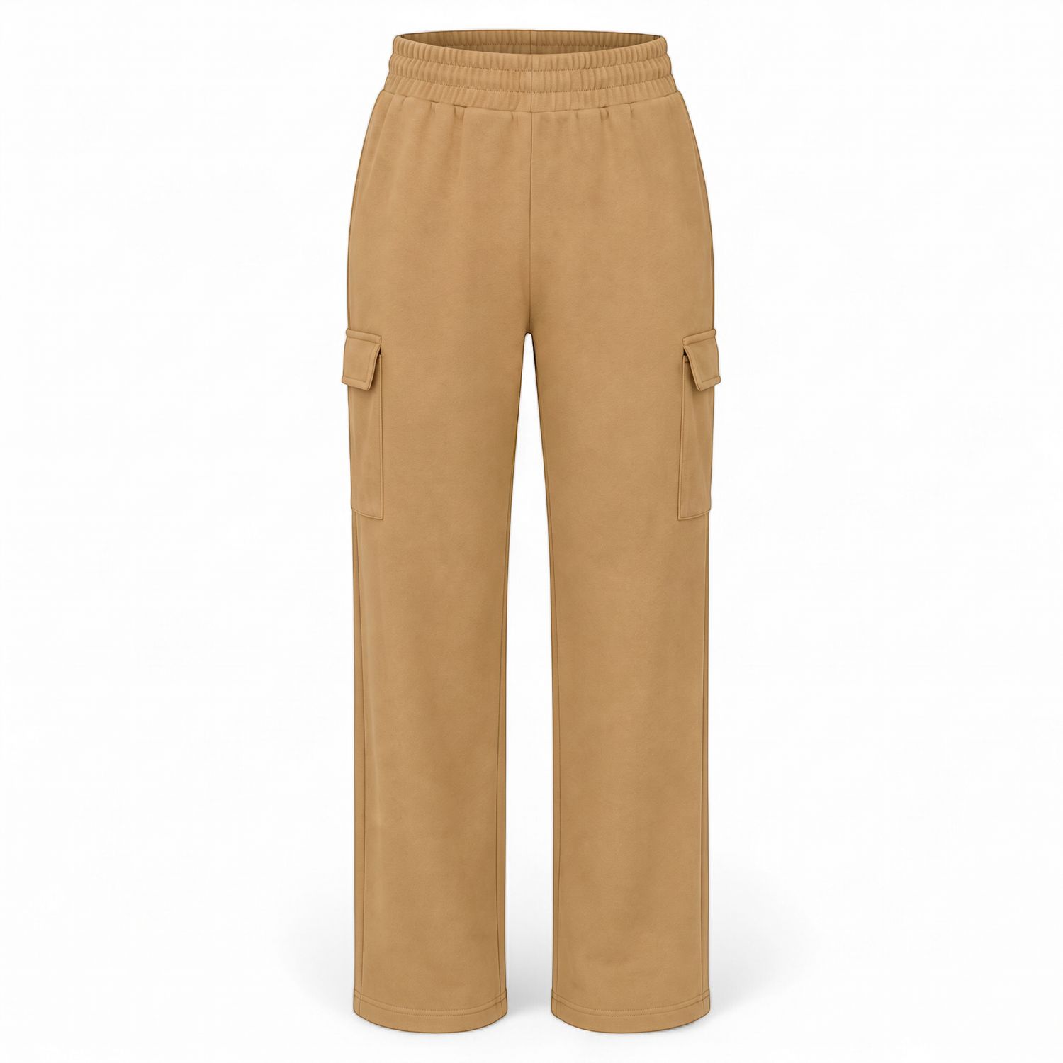 BEIGE WOMEN CARGO PANTS