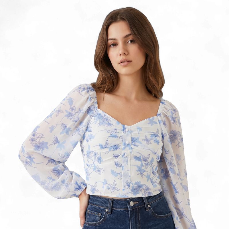 GEORGETTE CROP TOP