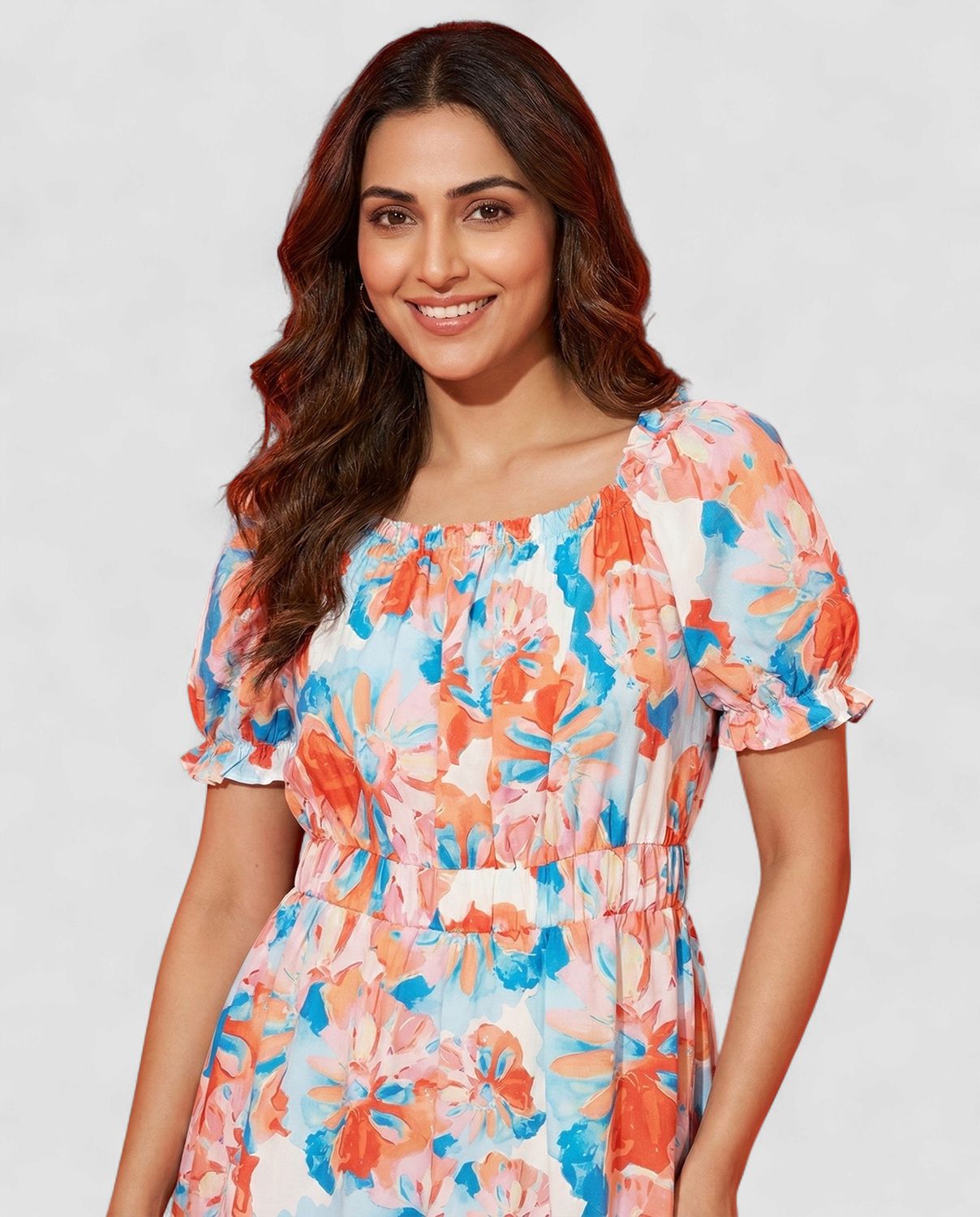 FLORAL A-LINE FROCK