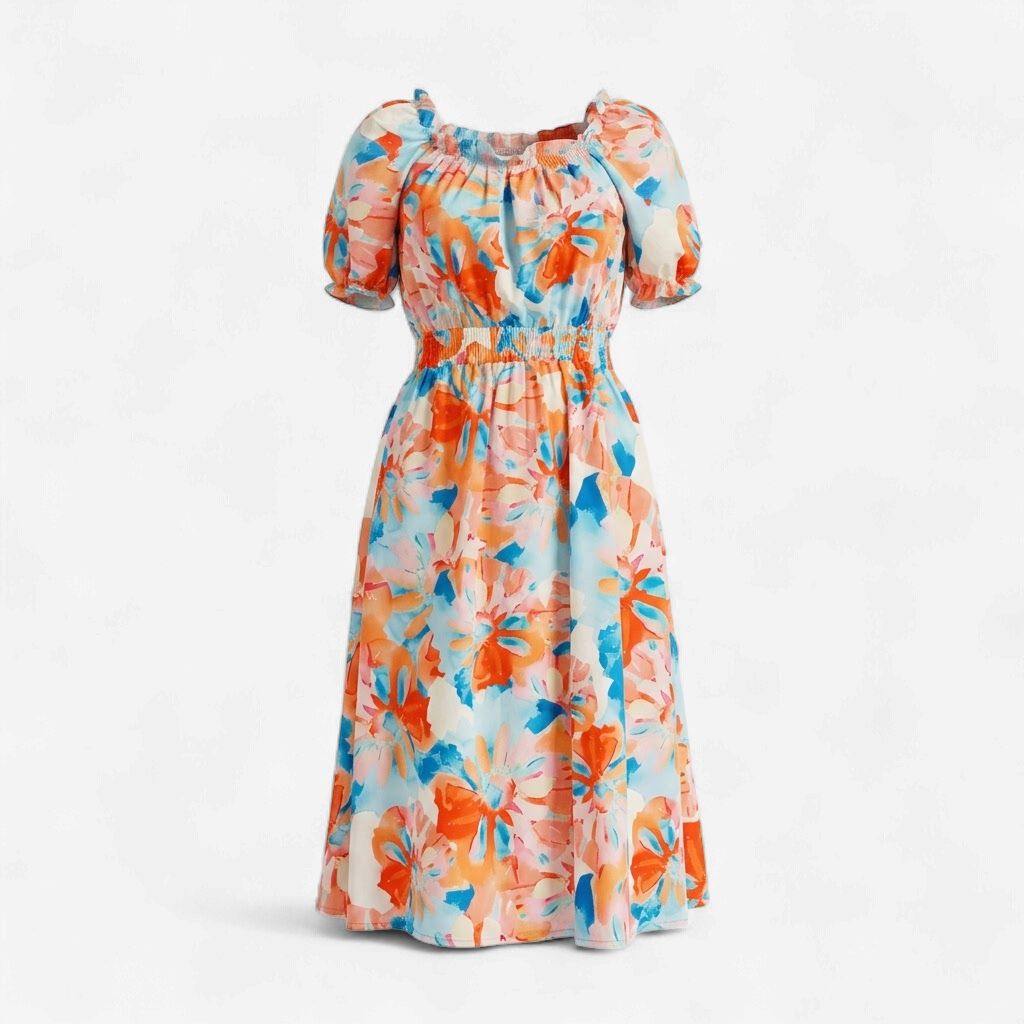 FLORAL A-LINE FROCK