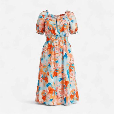 FLORAL A-LINE FROCK