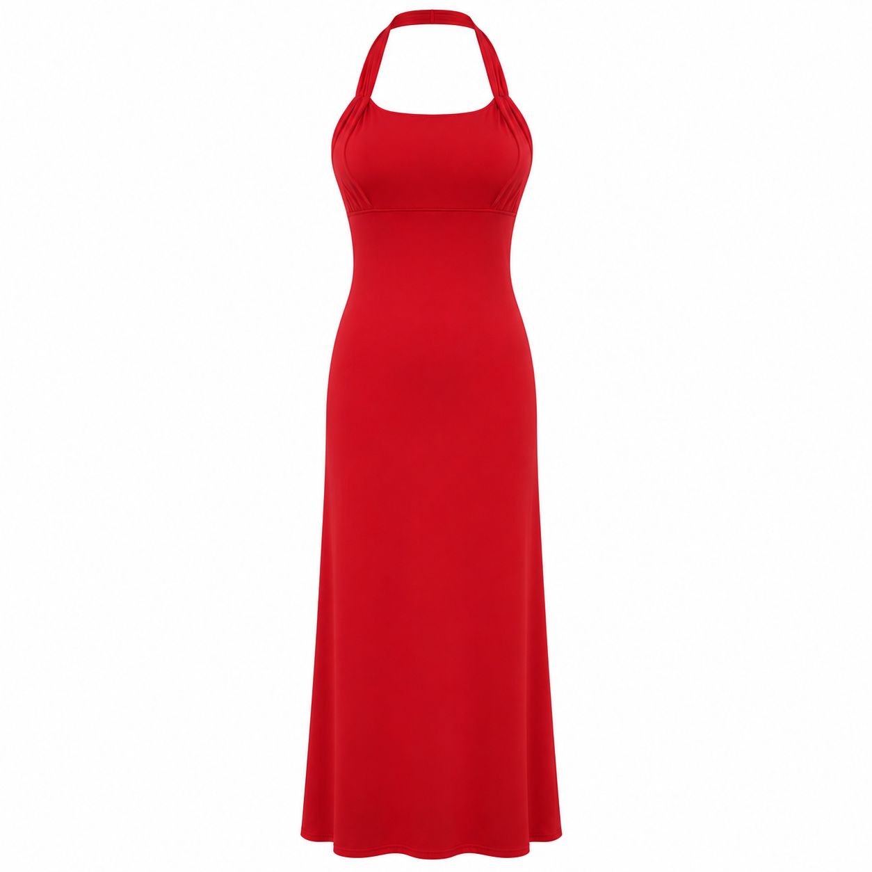 LONG HALTER NECK FIT PARTY BODYCON