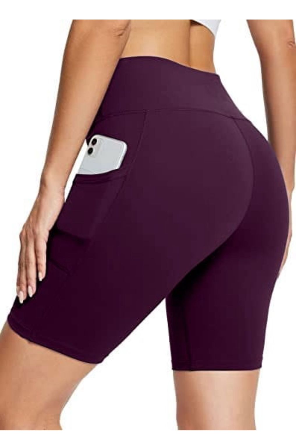 WOMEN SKIN FIT SHORTS, Colour: BERRY WINE, Size: SMALL
