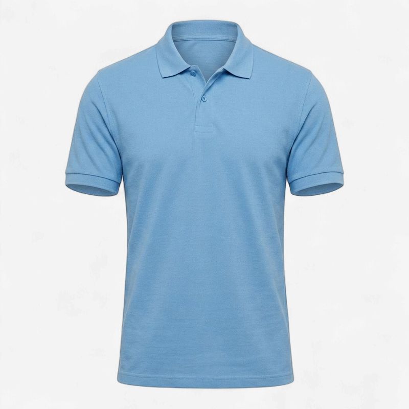 BLUE POLO T-SHIRT M-100