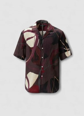 BOTANICAL PRINTED COTTON SHIRTS