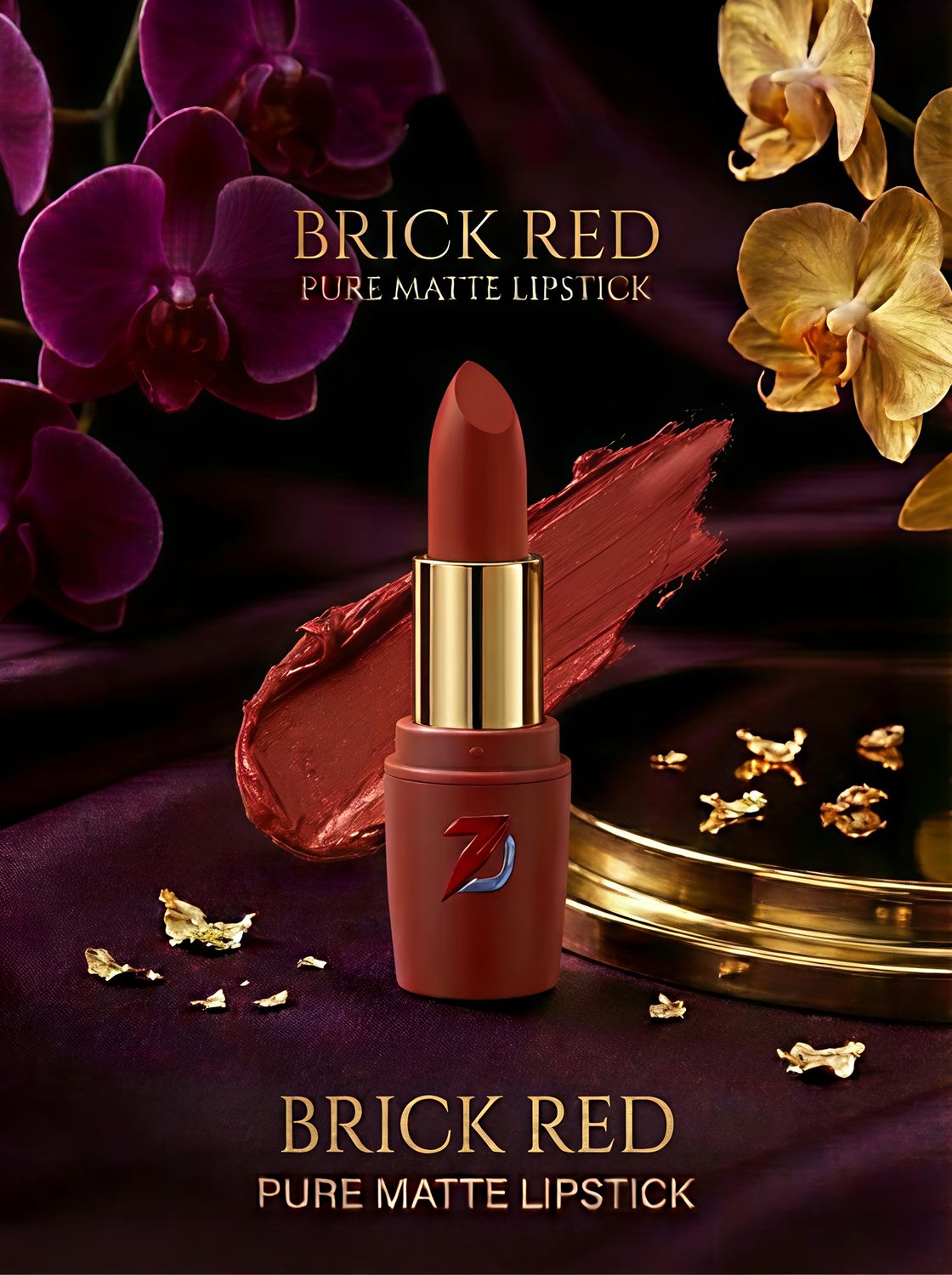 BULLET MATTE LIPSTICK, SHADES: 27 BRICK RED