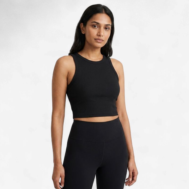 WOMEN RIBBED TANK TOP