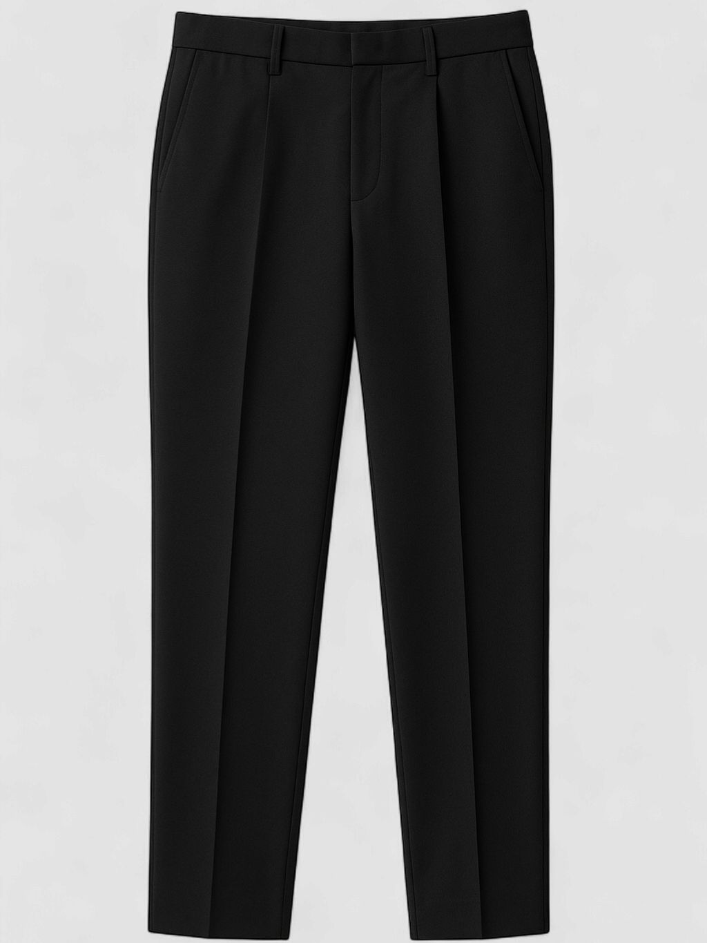 Signature Slim-Fit Formal Pants, Colour: Black, Size: 28