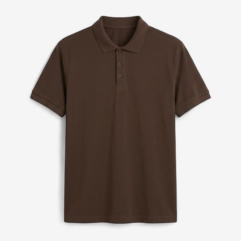MEN SANS POLO T-SHIRTS | CHOCOLATE BROWN