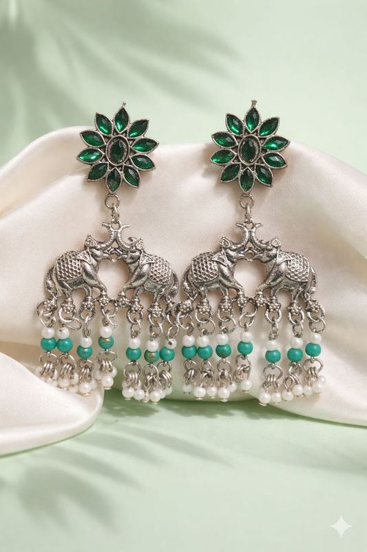 OXIDISED EARINGS