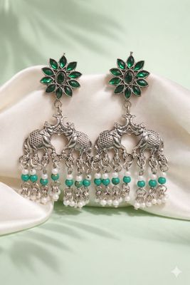 OXIDISED EARINGS