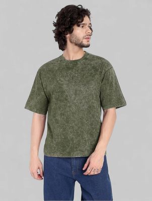 ACID-WASH OVERSIZED OPTIQ TEES