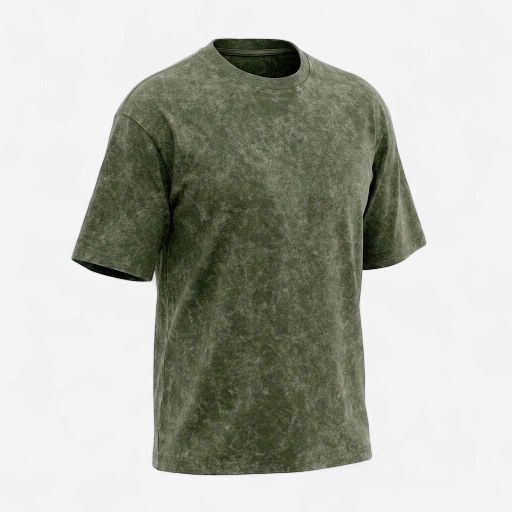 ACID-WASH OVERSIZED OPTIQ TEES