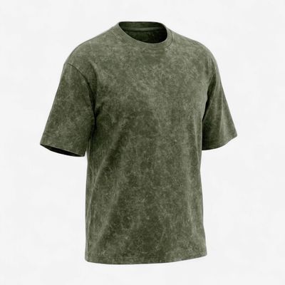 ACID-WASH OVERSIZED OPTIQ TEES