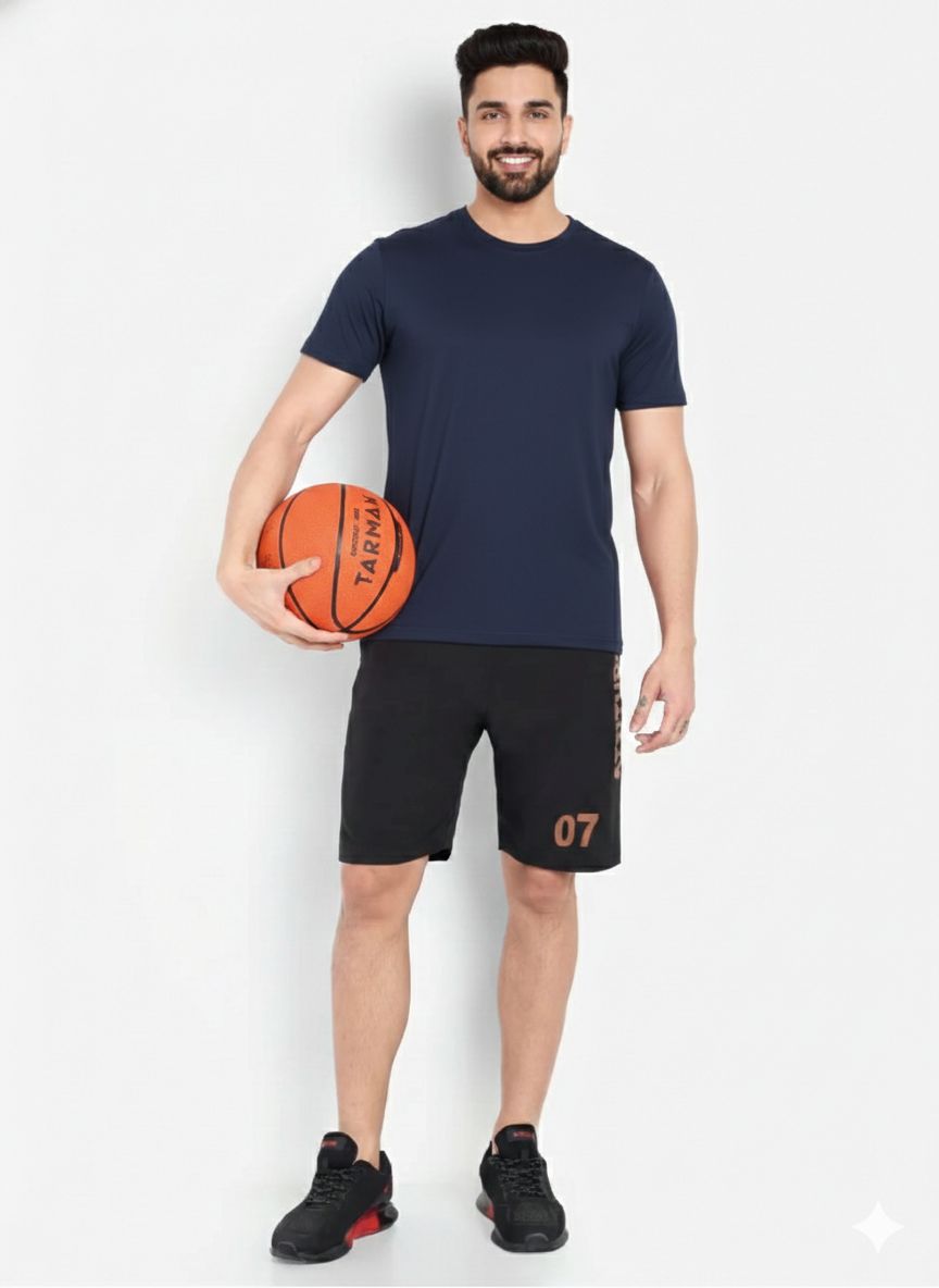Elite Performance Tee, Colour: NAVY BLUE, Size: SMALL