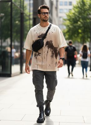 Studded Oversize Tee