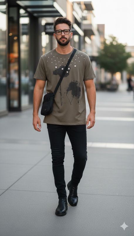 Studded Oversize Tee