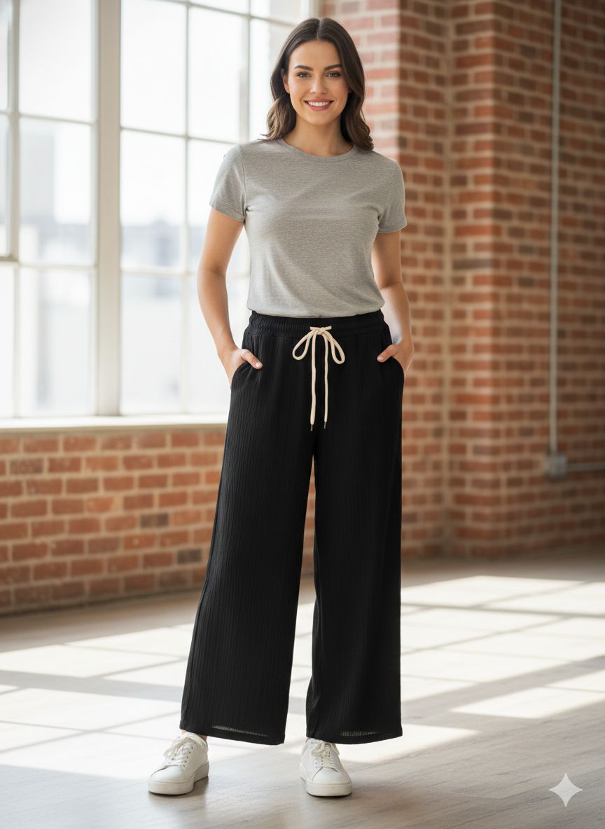 ZEROSLEEK LOUNGE PLAZZOS | M-L-XL