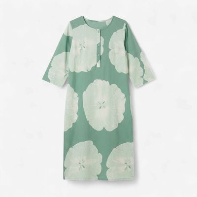 The Pastel petal kurti | Sea Green