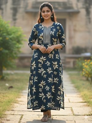Celestial Flora kurti