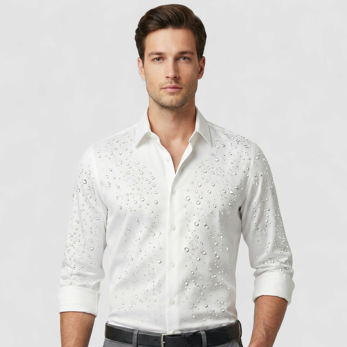 Nano-Knit Shirt WHITE | Waterproof