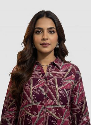 The Linear Muse Tunic Kurti