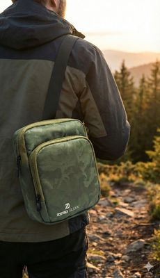 DUCK BLUE DRAWSTRING BAG