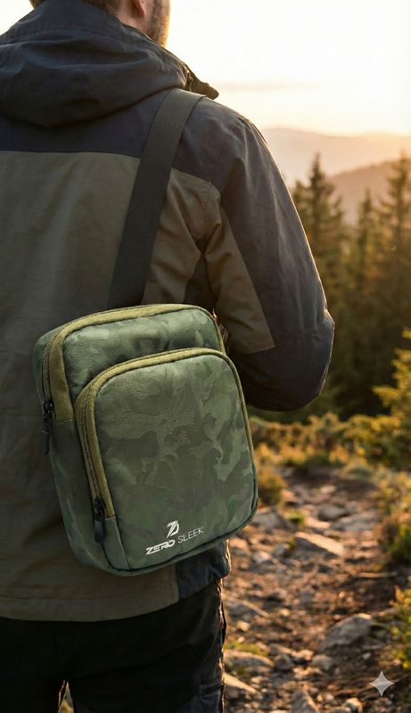 DUCK BLUE DRAWSTRING BAG