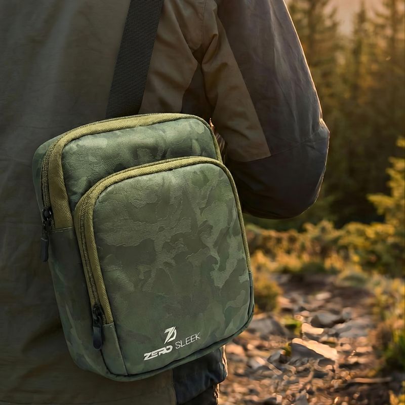 OLIVE GREEN SLING BAG