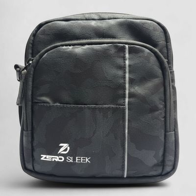 BLACK DRAWSTRING BAG