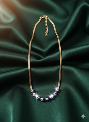 Evil Eye Luxe Bead Necklace