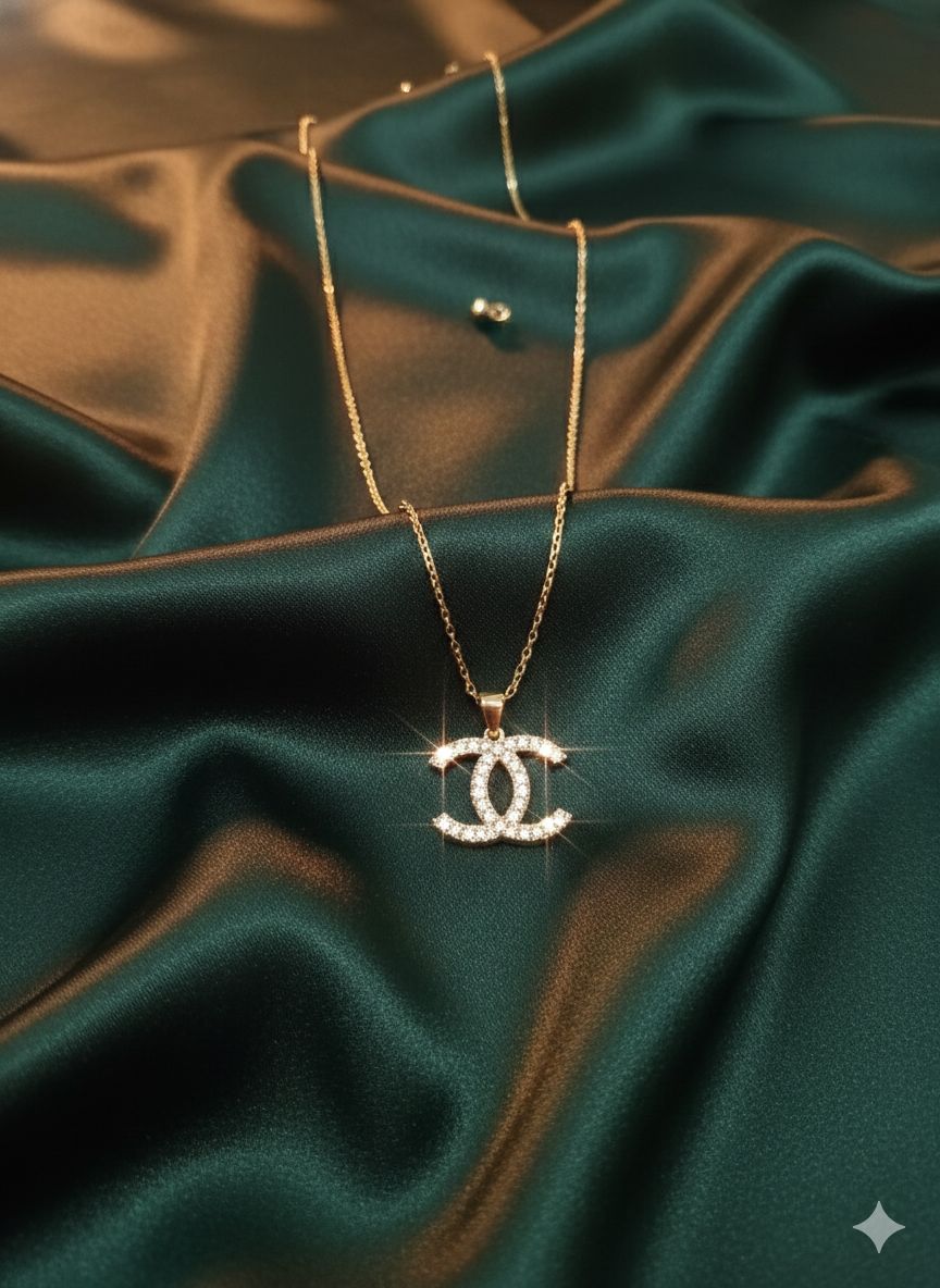 Evil Eye Drop Pendant (Dangling Coins)