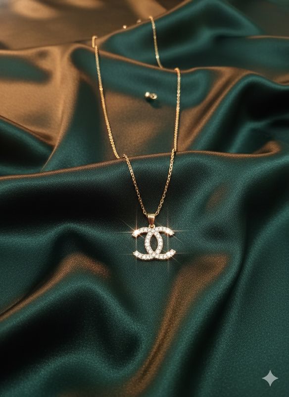 Evil Eye Drop Pendant (Dangling Coins)