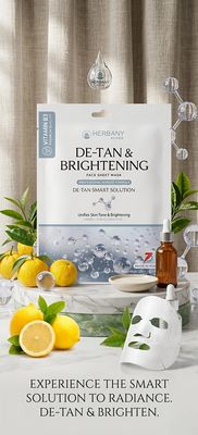 DE-TAN &amp; BRIGHTENING FACE MASK