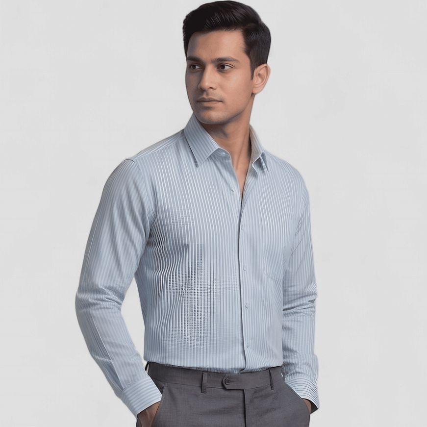 SLIM FIT MEN STRAP SHIRT