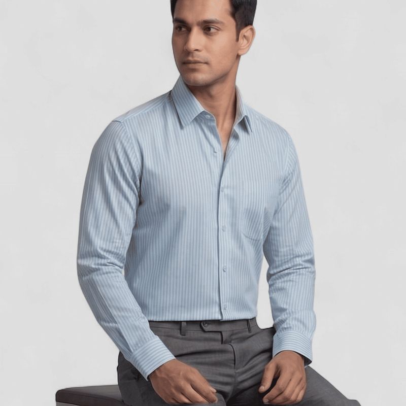 SLIM FIT MEN STRAP SHIRT