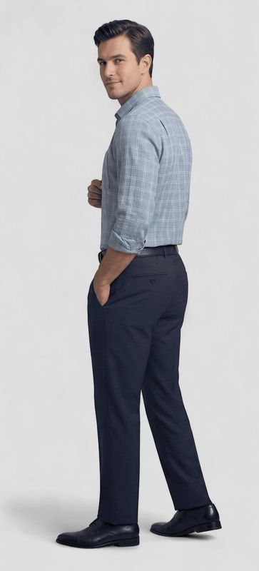 Blue Crest check Shirt