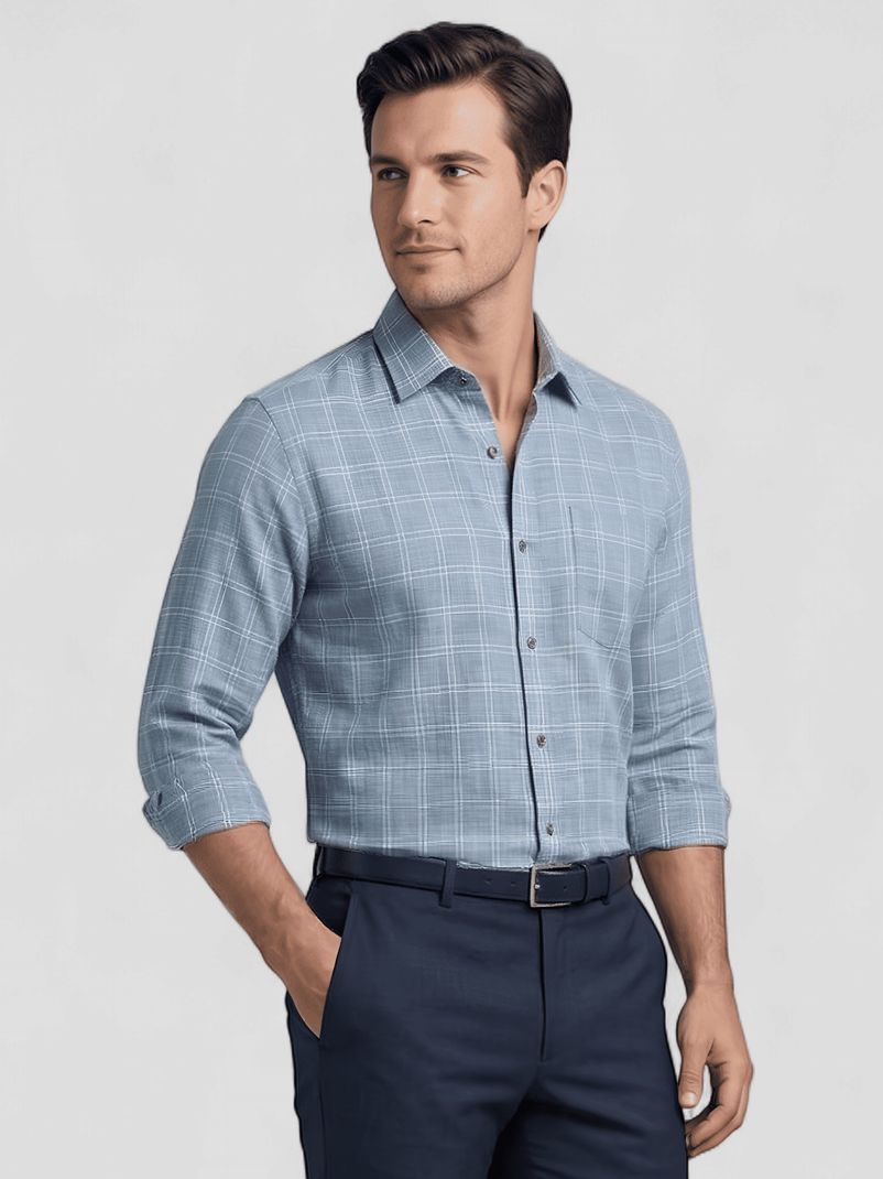 Blue Crest check Shirt