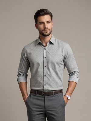 Slate Geometry Shirt