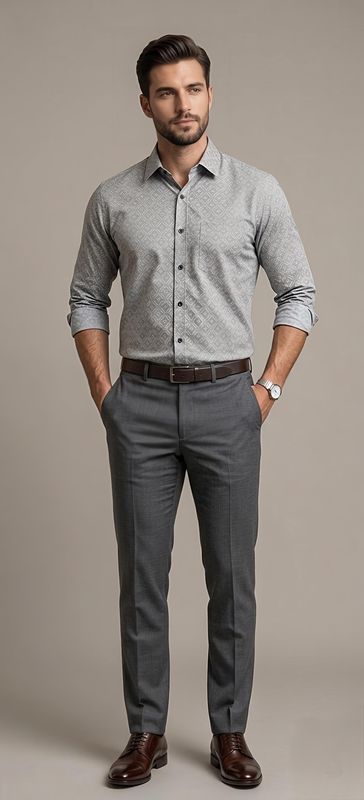 Slate Geometry Shirt