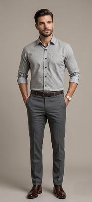 Slate Geometry Shirt