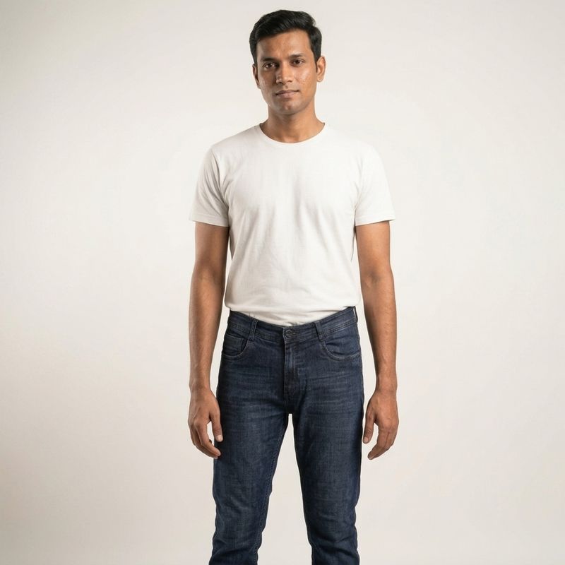 ZEROSLEEK DARK BLUE JEANS EMBROIDERY 123 SERIES