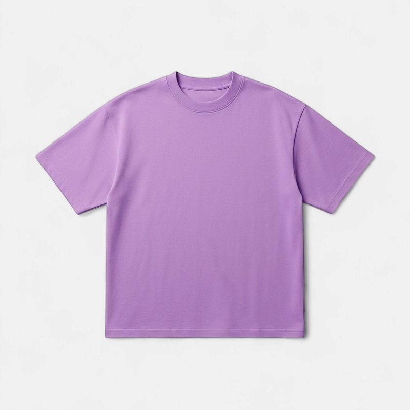 LAVENDER OVERSIZED T-SHIRTS COTTON