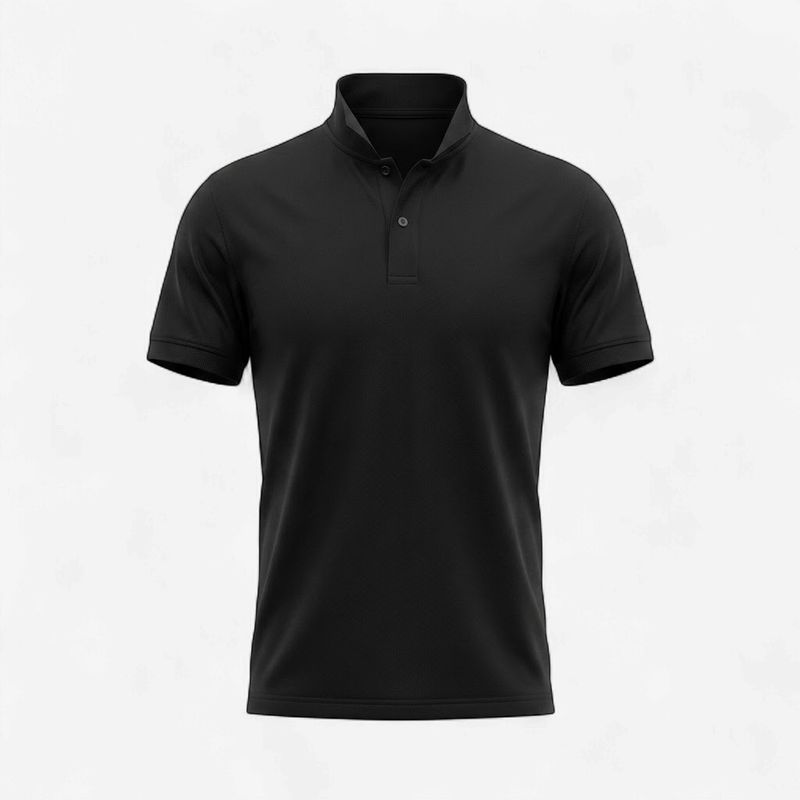 BLACK POLO T-SHIRT M-100