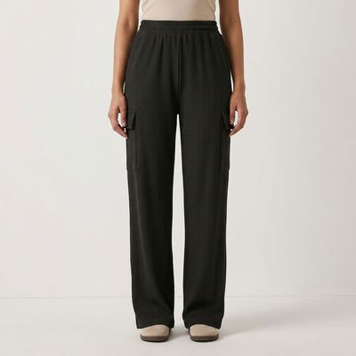 BLACK WOMEN CARGO PANT