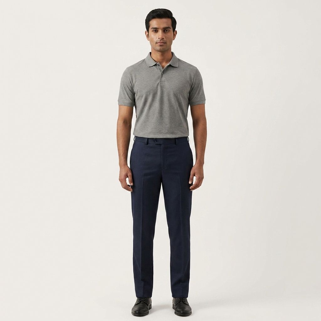 ZEROSLEEK NAVY BLUE  FORMAL PANT - 36 SIZE