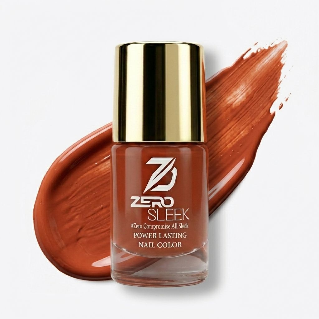 ZEROSLEEK NAIL COLOR | TERRACOTA BROWN 04