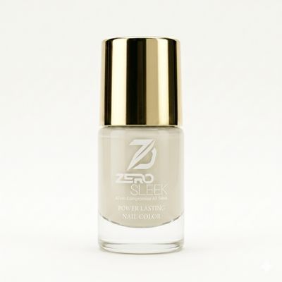 ZEROSLEEK NAIL COLOR | METALLIC WHITE 07