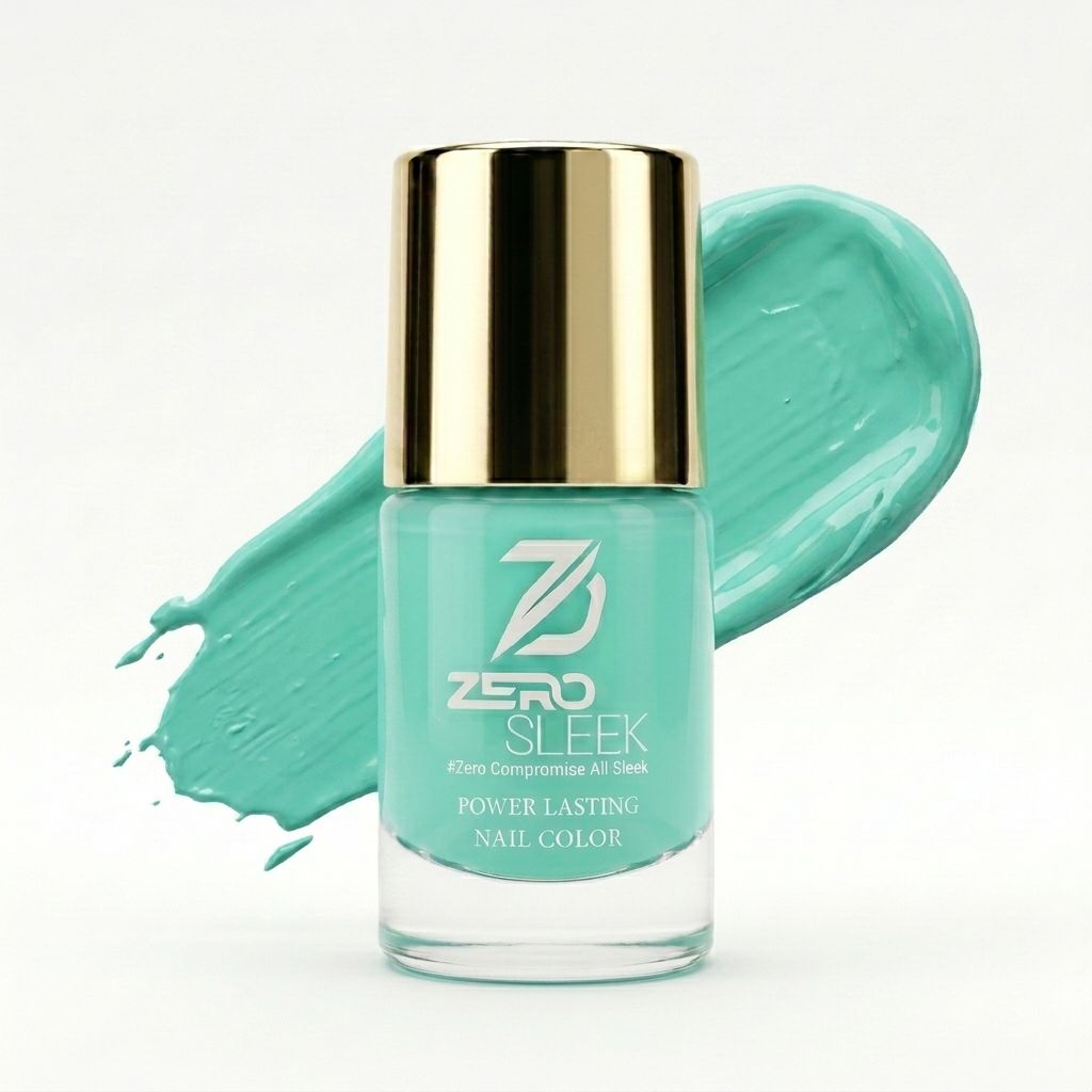 ZEROSLEEK NAIL COLOR | TEAL GREEN O8